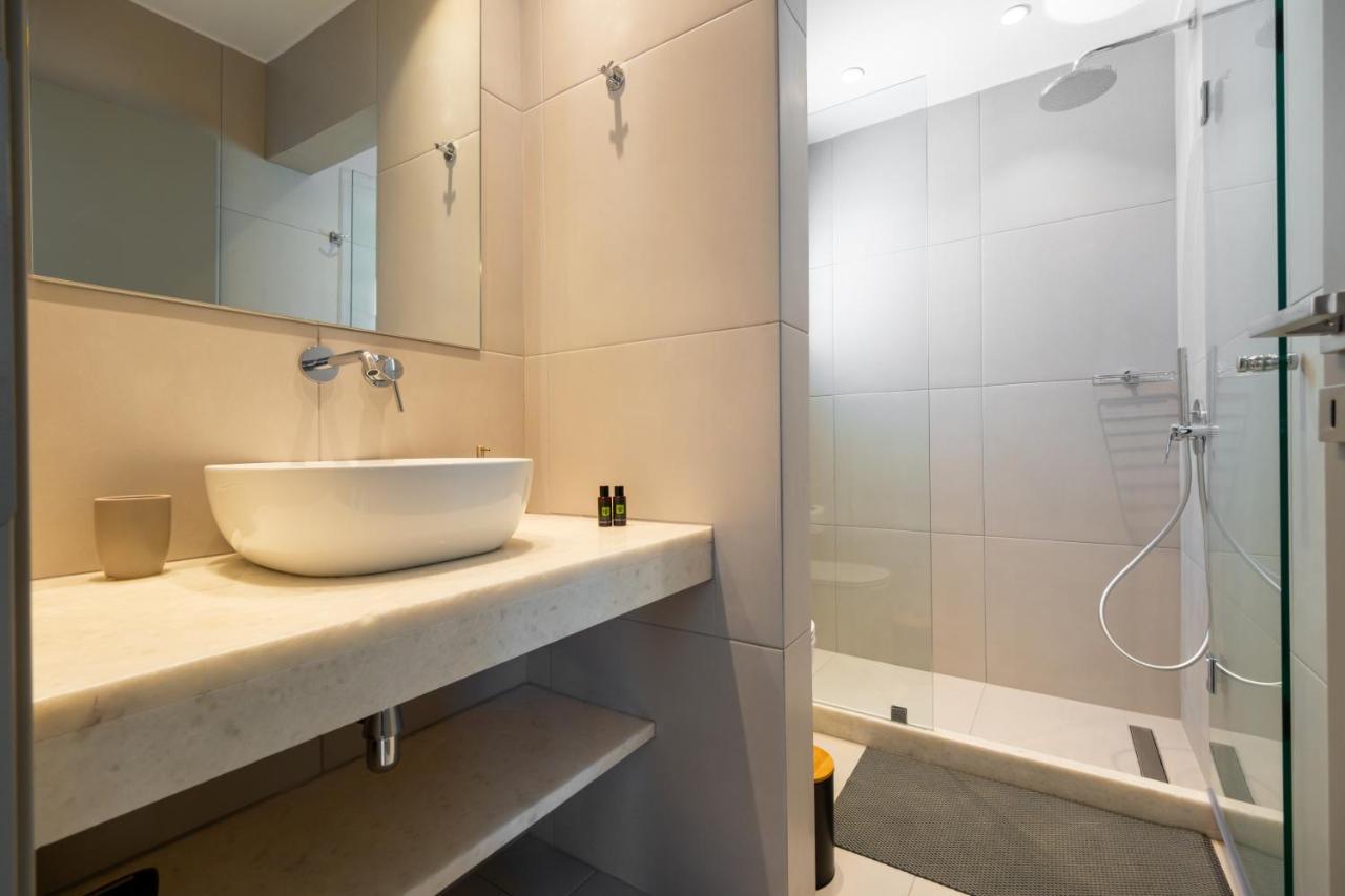 Althea Paros Aparthotel เนาซา ภายนอก รูปภาพ